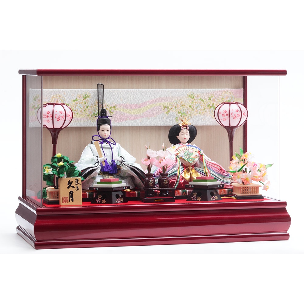 親王ケース飾り アクリルケース オルゴール付 6H-KK26 | ケース飾り