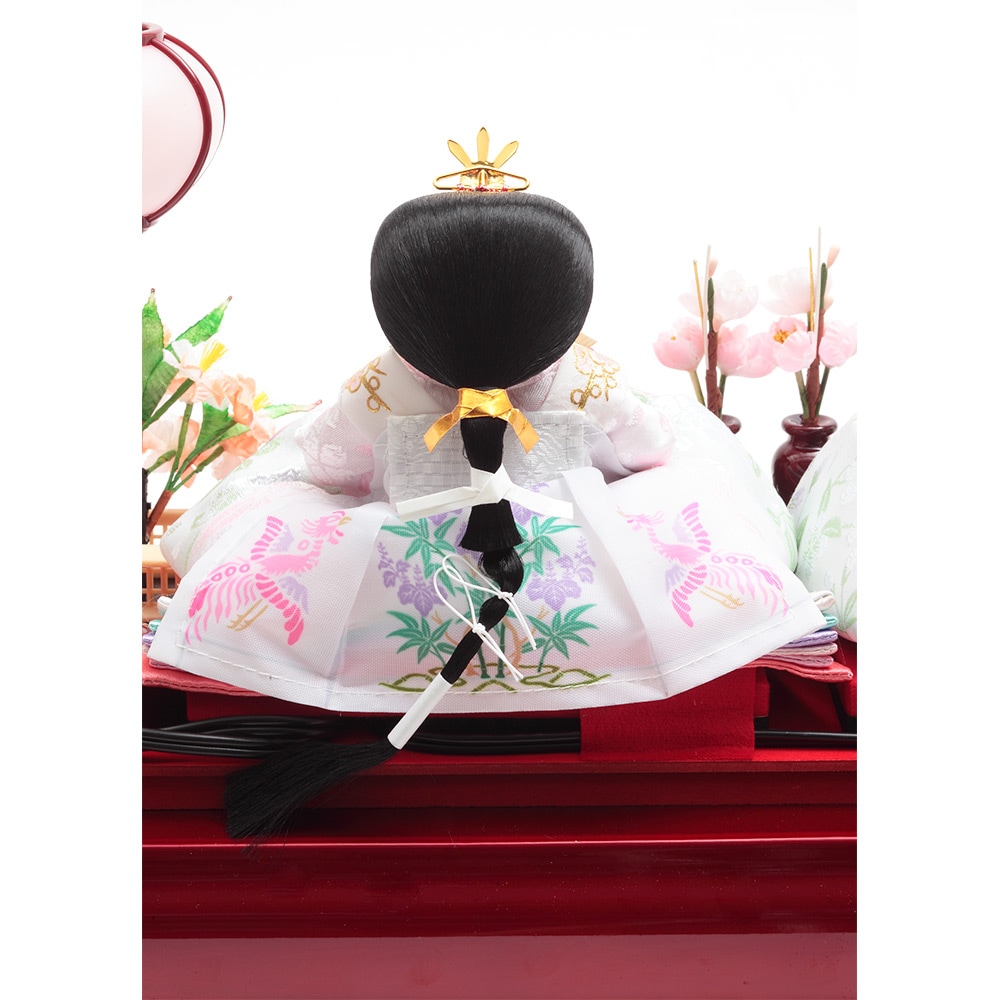 親王ケース飾り アクリルケース オルゴール付 6H-KK26 | ケース飾り