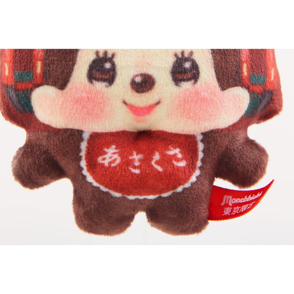 久月オリジナル モンチッチ プリントマスコット 東京 雷門 ちょうちん