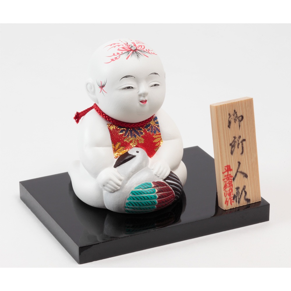 御所人形 御所人形 鶴 3号 H-306 | 御所人形 | 【公式】 人形の久月オンラインストア