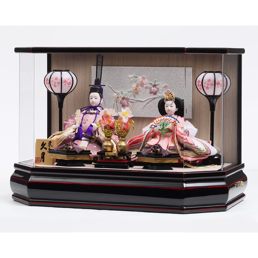 親王ケース飾り アクリルケース オルゴール付 6H-KK27 | ケース飾り