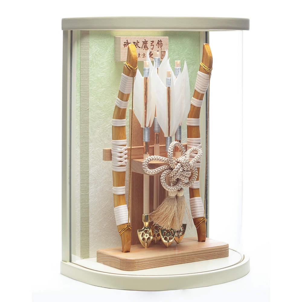 東京久月　破魔弓　アクリルケース　９号・間口約２１×奥行約１４×高さ約３４㎝ 東京久月破魔弓アクリルケース9号・間口約21×奥行約14×高さ約34㎝