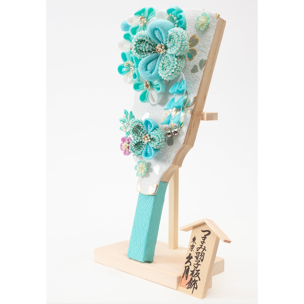 飾り物　羽子板 楽天市場】羽子板 コンパクト 絞り お祝い 初正月 羽子板飾り