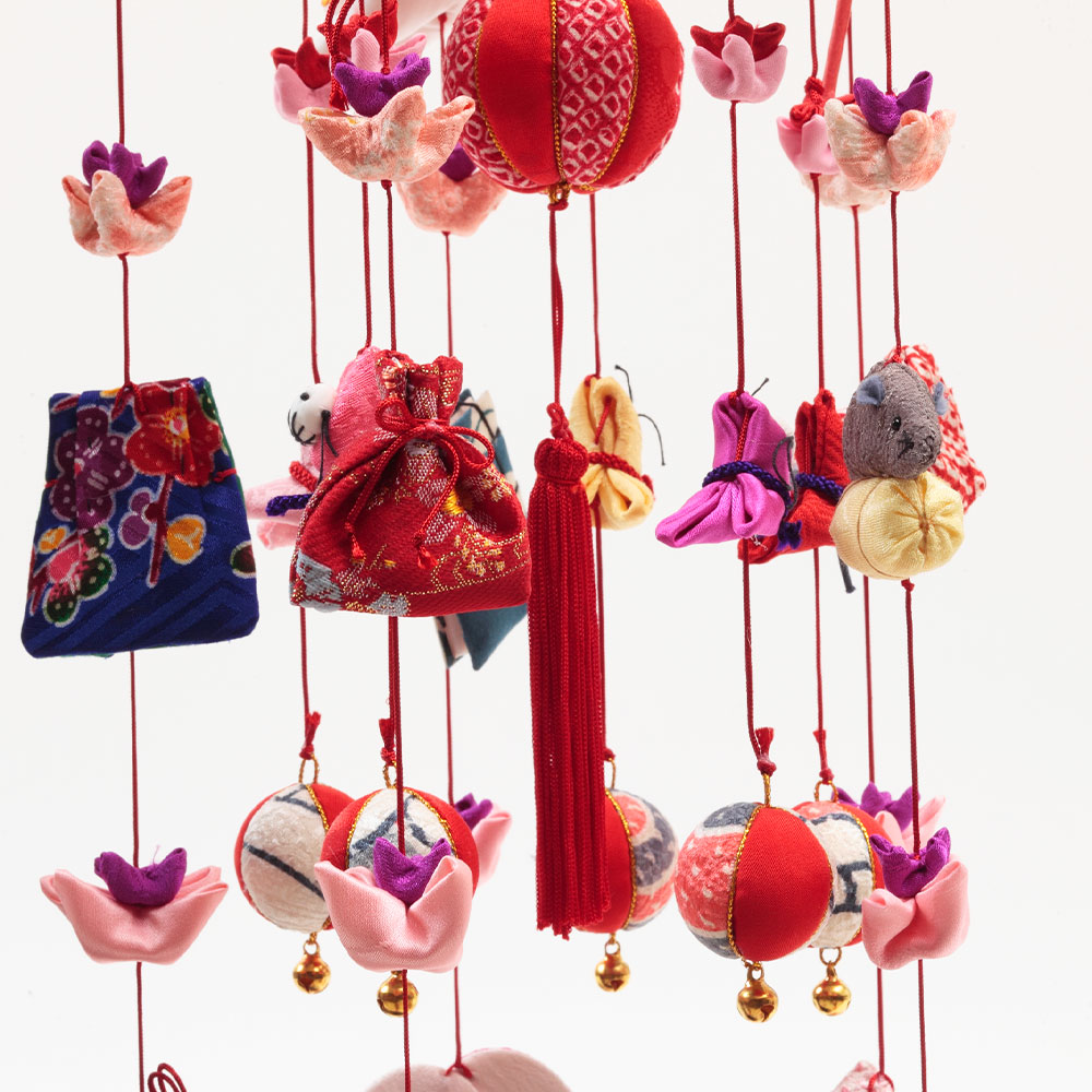 つるし雛 スタンド付 72H-R29 | つるし飾り | 【公式】 人形の久月