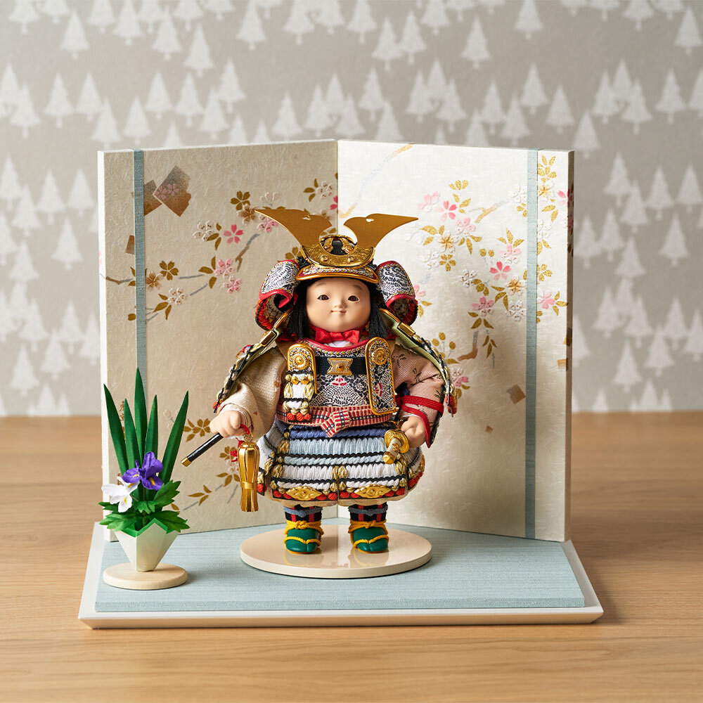 子供の日　大将飾り 幸一光作 子供大将飾り 4GR-T1-Z | 大将飾り | 【公式】 人形の久月