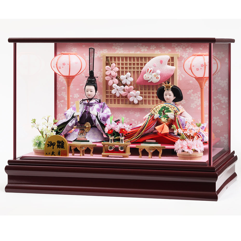 親王ケース飾り ガラスケース 6H-KK4 | ケース飾り | 【公式】 人形の