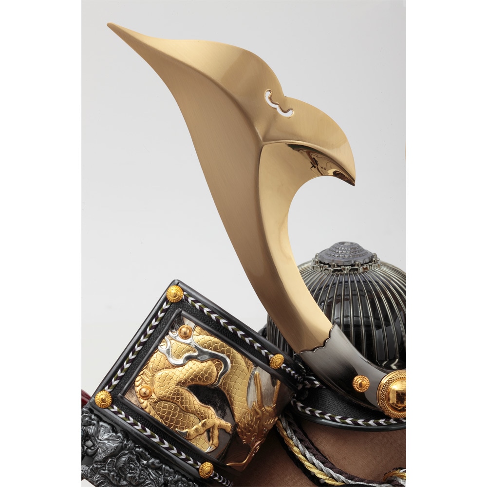 【展示品限り】くわ型兜　ケース飾り　※閉店セール　K4 兜ケース飾り 5G-C41-Z | 取付ケース飾り | 【公式】 人形の久月