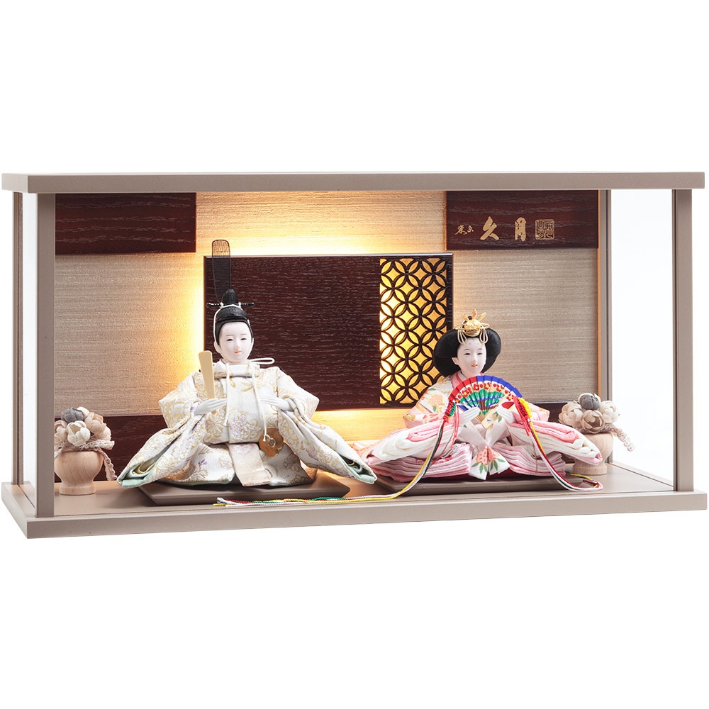 親王ケース飾り アクリルケース 6H-KK62 | ひな人形 | 【公式】 人形の