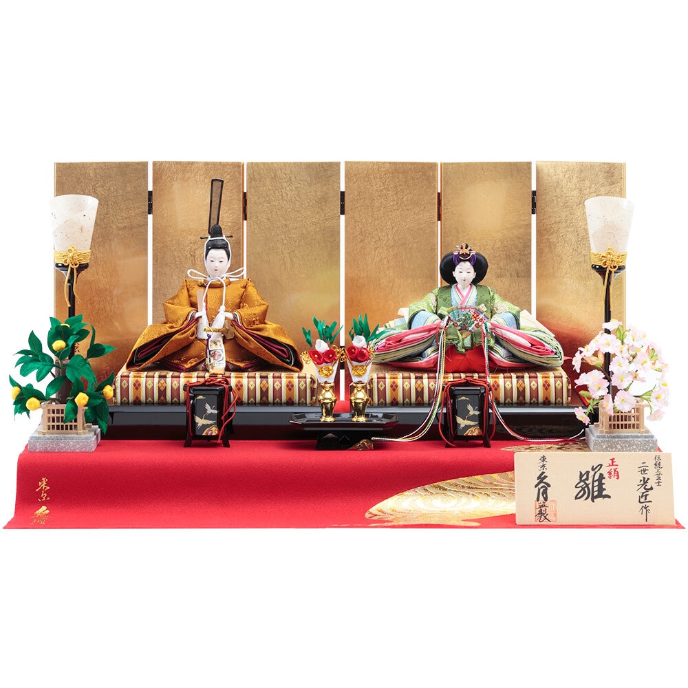 親王飾り 有職びな親王飾りセット | 2026清水久遊作 - 福田屋人形店のネットストア