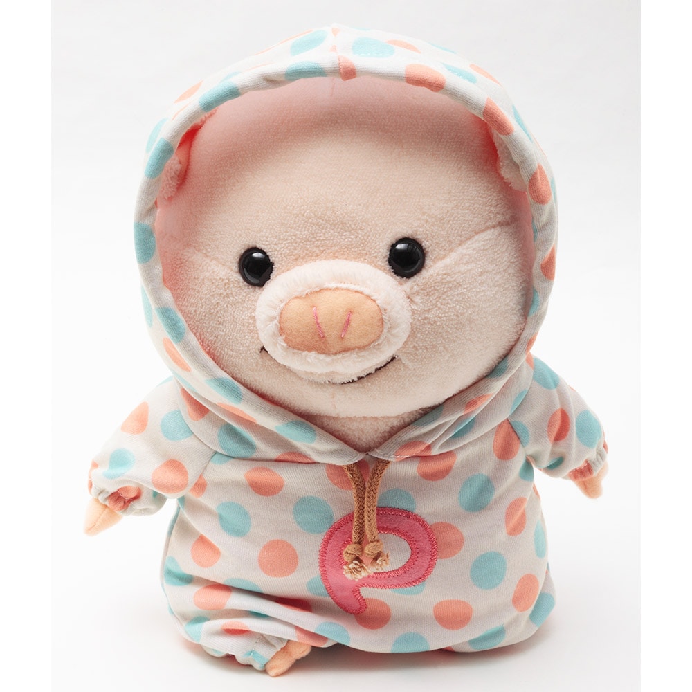 コメント確認用 ぷーとん ぬいぐるみMサイズ ドットパーカー 312420 Amazon.co.jp: ぷーとん ドットパーカー ぬいぐるみ Mサイズ