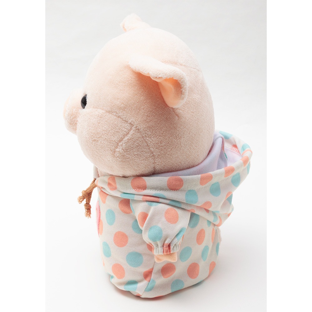 コメント確認用 ぷーとん ぬいぐるみMサイズ ドットパーカー 312420 Amazon.co.jp: ぷーとん ドットパーカー ぬいぐるみ Mサイズ
