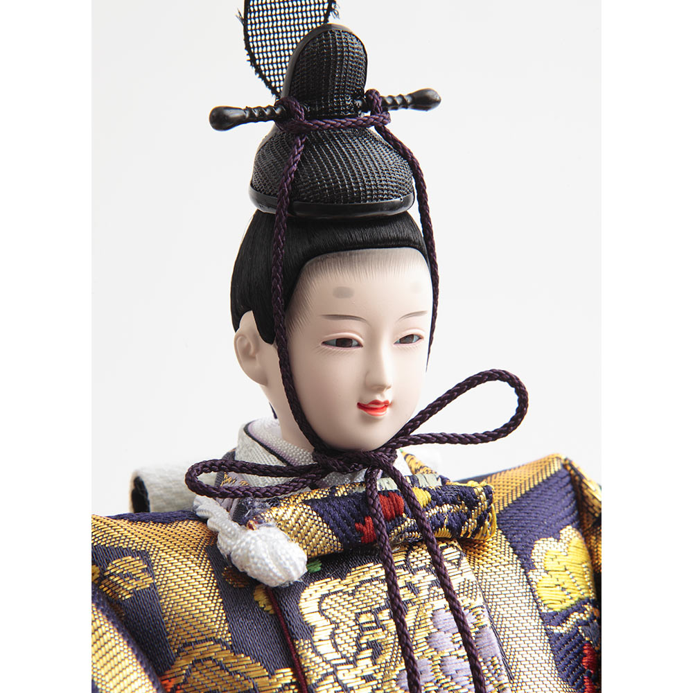 東京久月　雛人形　西陣織金蘭　オリジナル頭　収納親王飾り 東京久月 雛人形 西陣織金蘭 オリジナル頭 収納親王飾り 雛人形 久月