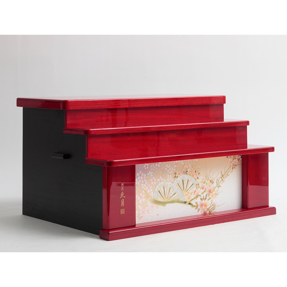 G6 素敵な　収納新王飾り　ワインレッド色　台巾63㎝位　訳あり特価 G6 素敵な 収納新王飾り ワインレッド色 台巾63㎝位 訳あり特価