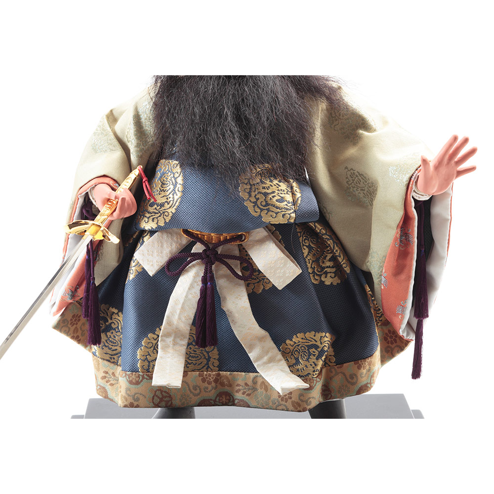 頭師・及川映峰 着付師・幸一光 特製鐘馗飾り 3G-M18-Z（正絹小