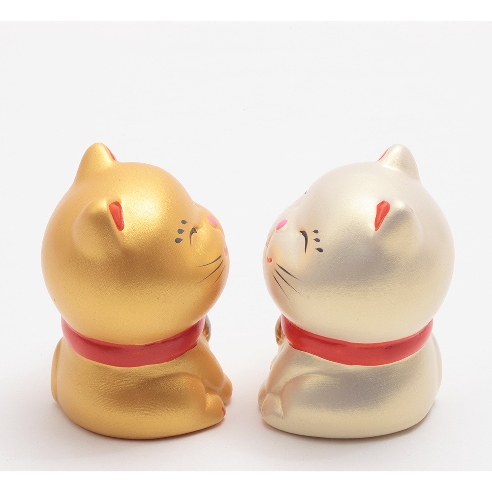 幸せ招き猫 特小 金・銀セット SN-037 | 招き猫 | 【公式】 人形