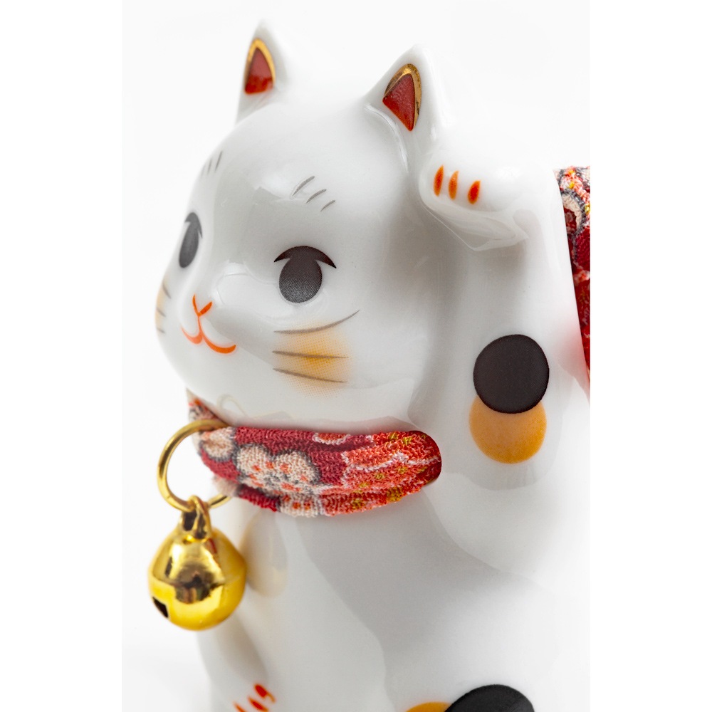 招き猫 彩絵ふく福招き猫 左手 7195 | 動物 | 【公式】 人形の久月