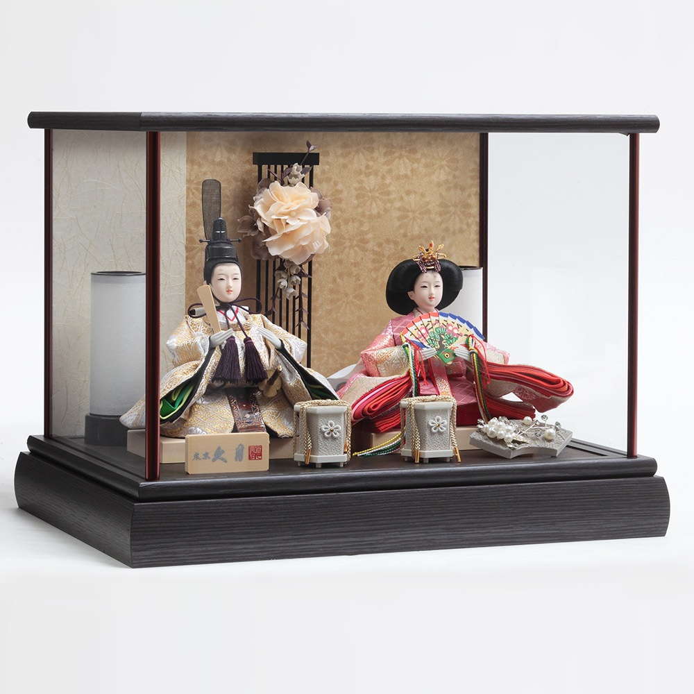 親王ケース飾り ガラスケース 6H-KK19-Z | ケース飾り | 【公式】 人形