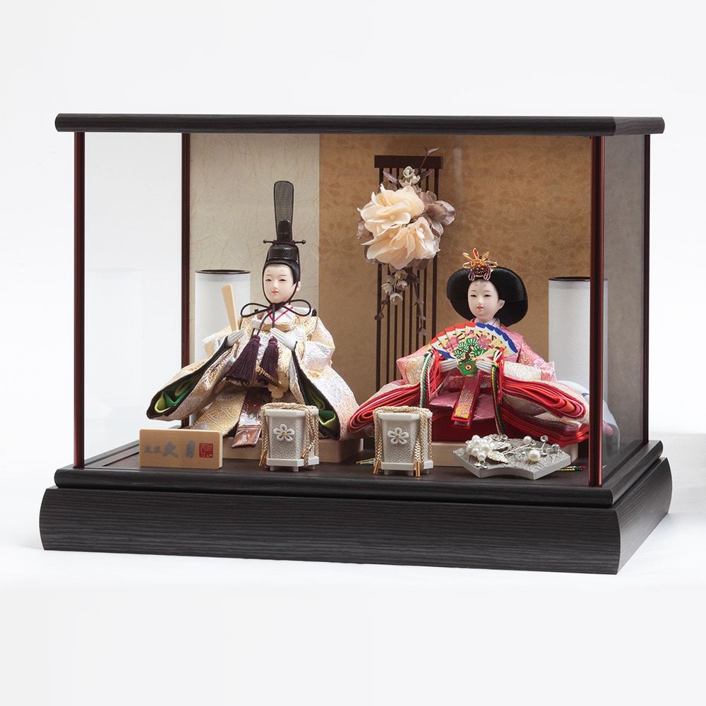 親王ケース飾り ガラスケース 6H-KK19-Z | ひな人形 | 【公式】 人形の