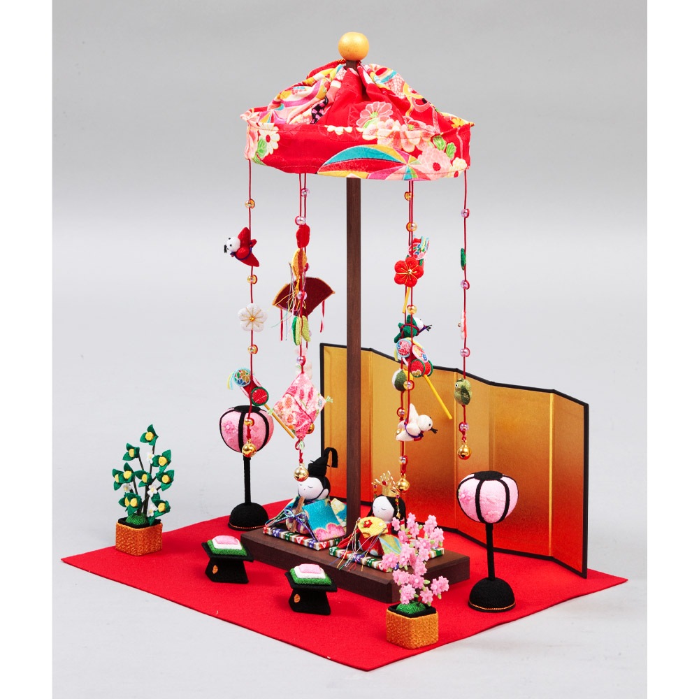 雛小物 卓上ミニ輪飾り わらべ雛 R-3608 | すべての商品 | 【公式