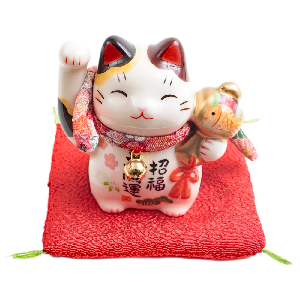 招き猫 彩絵招福 大開運招き猫 2.5号 7459-Z-US | 動物 | 【公式