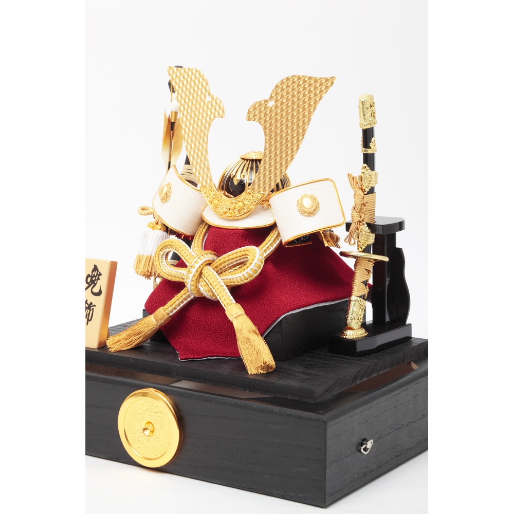 兜ケース飾り アクリルケース オルゴール付 5G-C37-Z | 取付ケース飾り