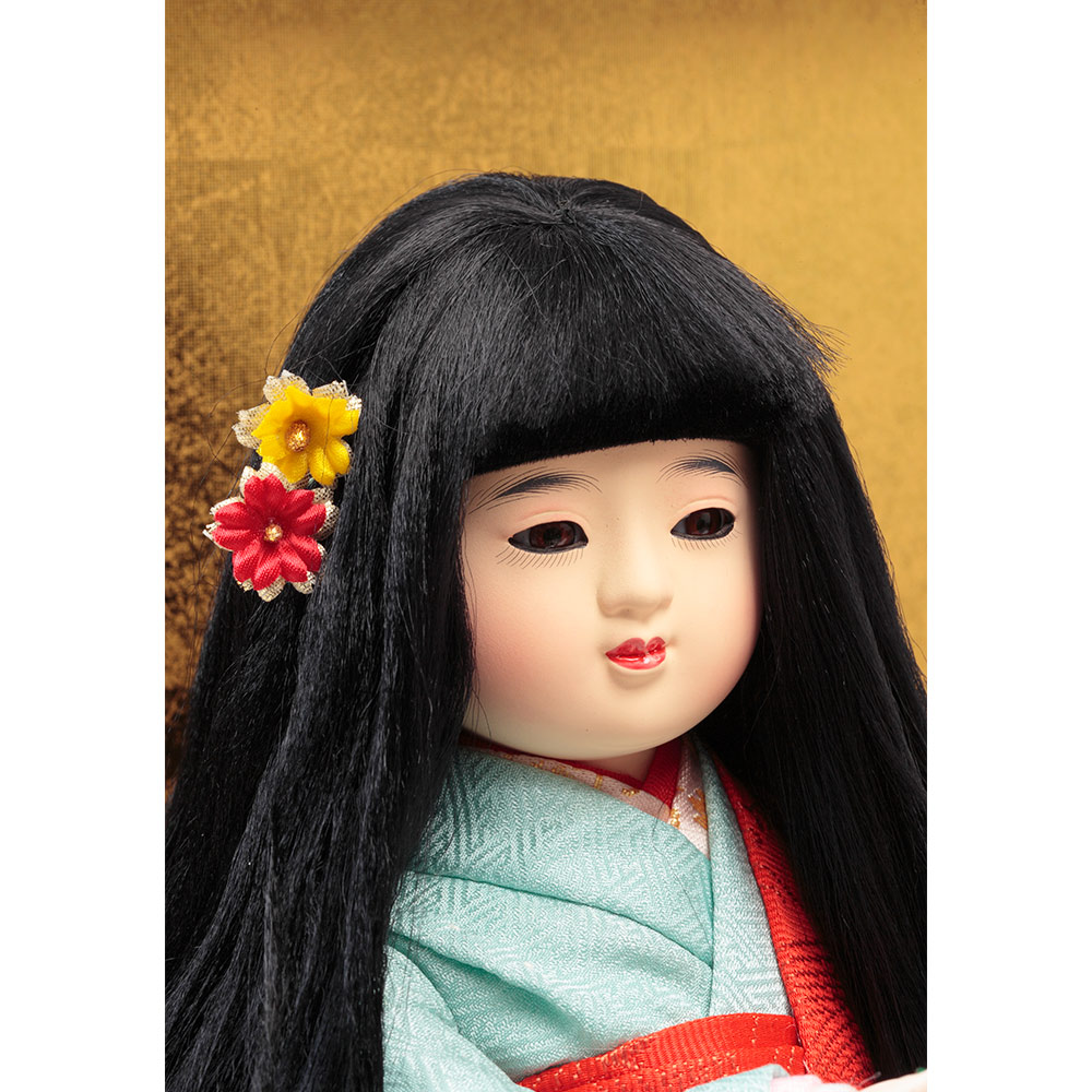 浮世人形ケース飾り 糸巻 73H-U4 | 浮世人形 | 【公式】 人形の久月