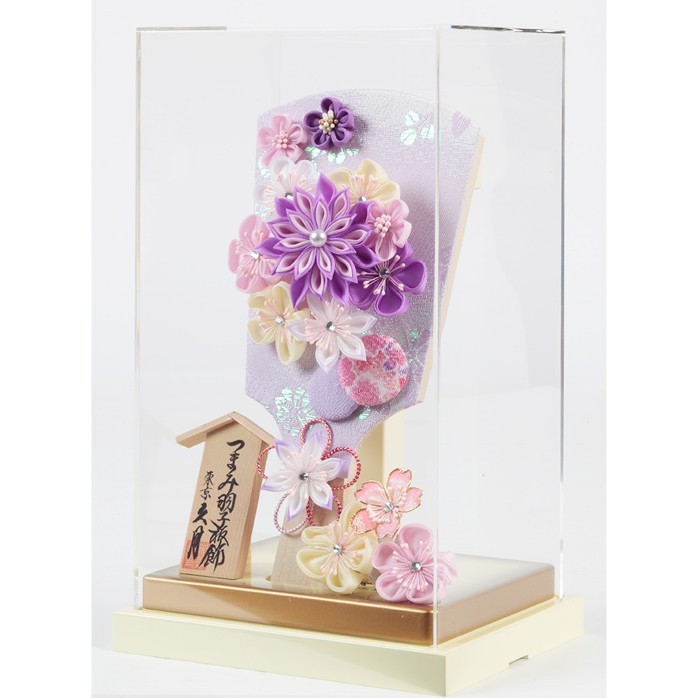 つまみ羽子板ケース飾り 7号 アクリルケース 73EH-15-Z | 羽子板