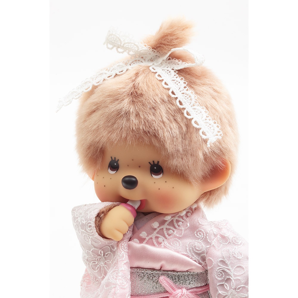 お着物モンチッチ　女の子　ミルクティブラウン　お値引き不可 久月オリジナル お着物モンチッチ 女の子 ミルクティブラウン IPM-110