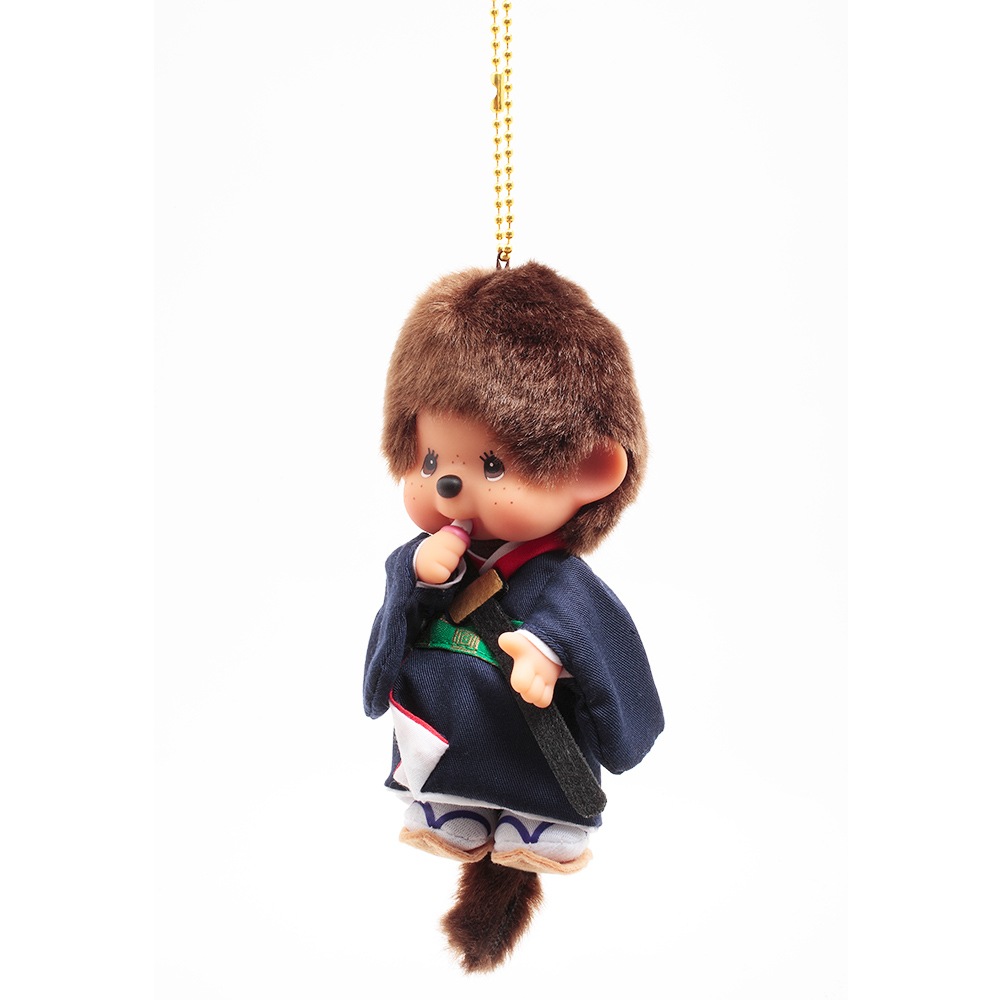 久月オリジナル お着物モンチッチ キーチェーン 男の子 剣豪 IPM-103-Z