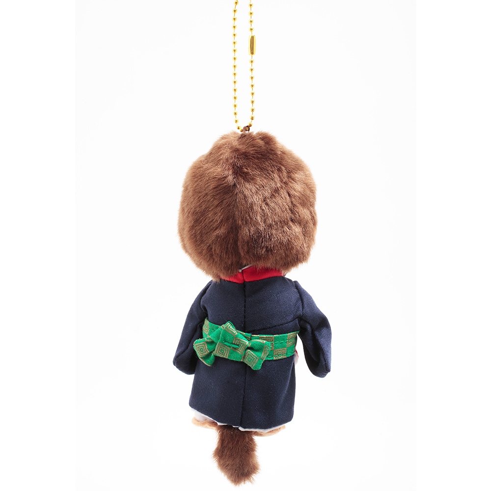 久月オリジナル お着物モンチッチ キーチェーン 男の子 剣豪 IPM-103-Z