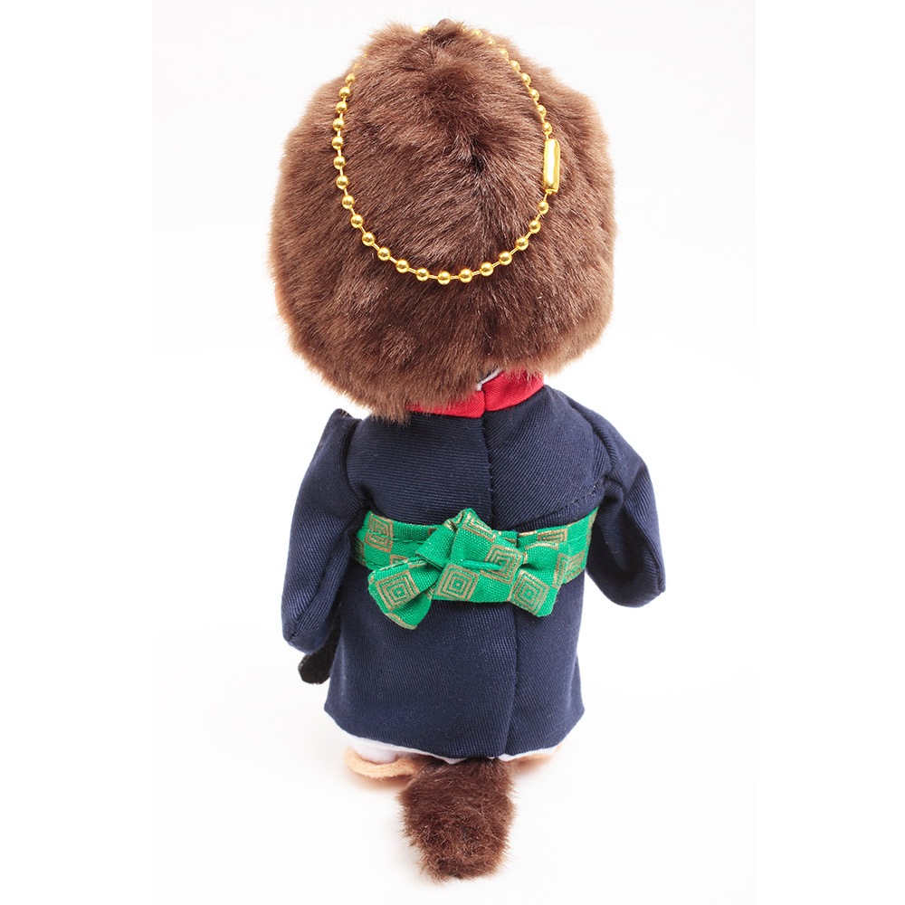 久月オリジナル お着物モンチッチ キーチェーン 男の子 剣豪 IPM-103-Z