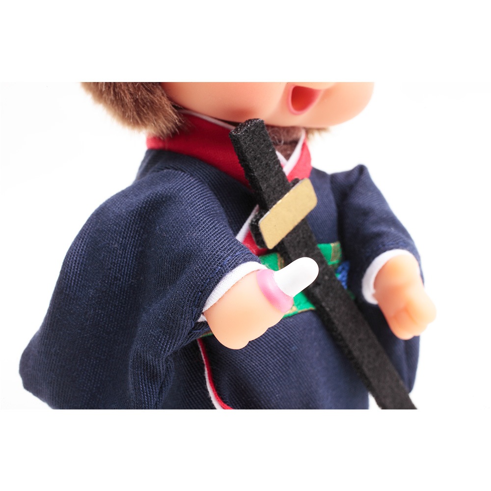 久月オリジナル お着物モンチッチ キーチェーン 男の子 剣豪 IPM-103-Z