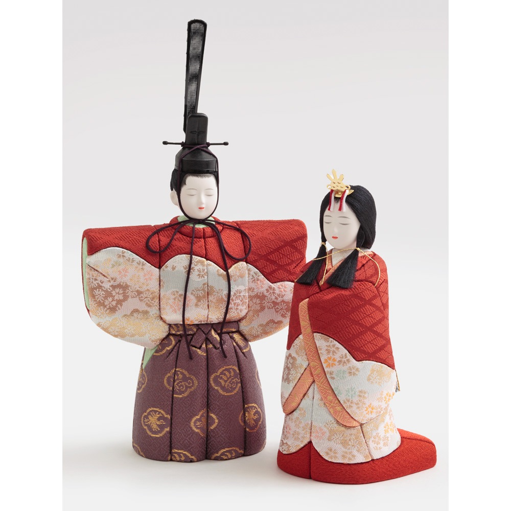 一秀作 木目込 立親王収納飾り 5HR-M59 | 木目込飾り | 【公式】 人形
