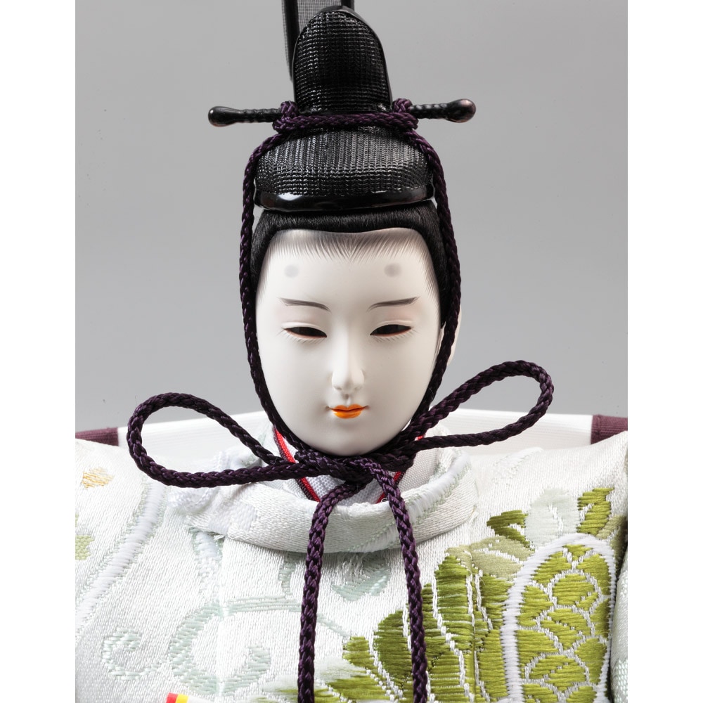 木製三段 親王官女飾り 72HR-G19 | ひな人形 | 【公式】 人形の久月