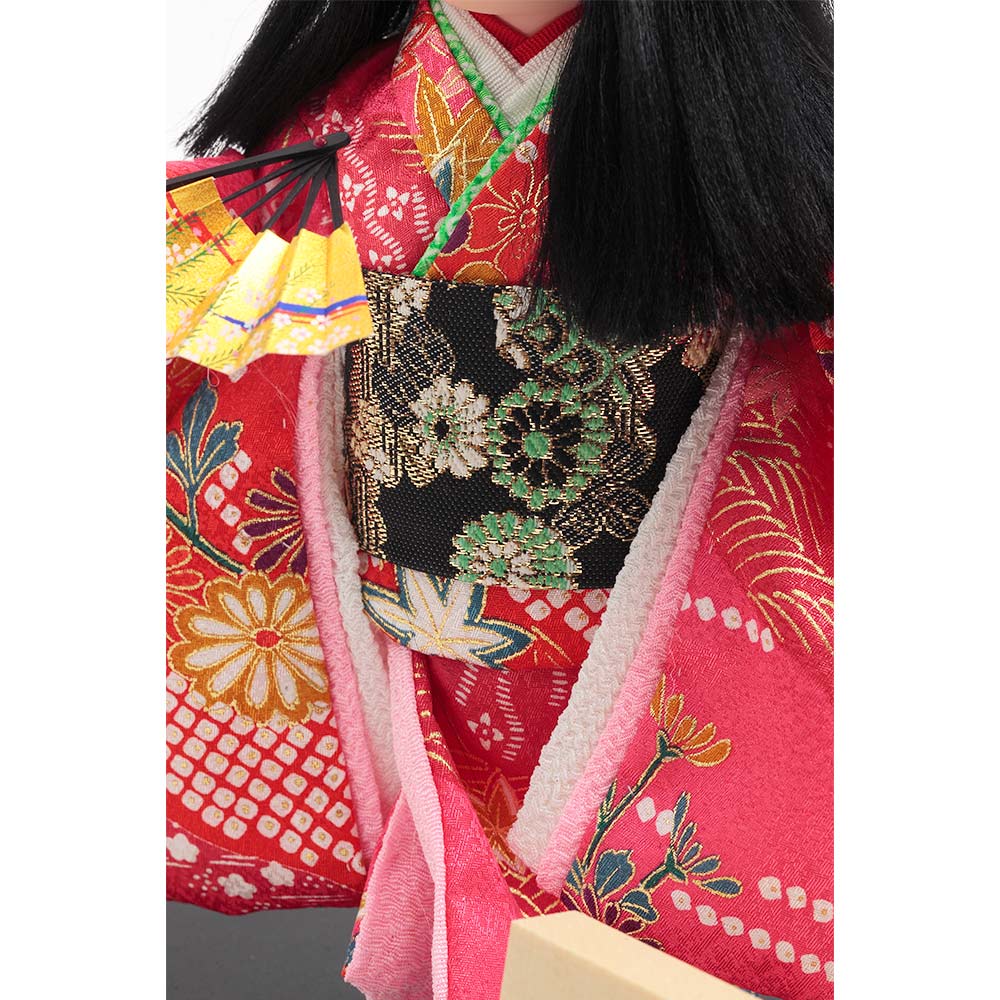 浮世人形ケース飾り 舞扇 5H-U6 | 浮世人形 | 【公式】 人形の久月