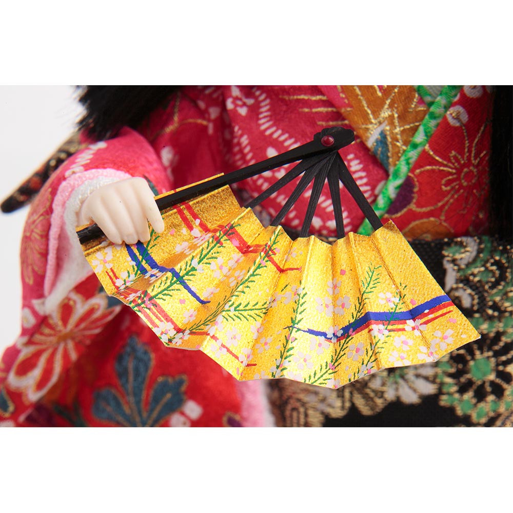 浮世人形ケース飾り 舞扇 5H-U6 | 浮世人形 | 【公式】 人形の久月