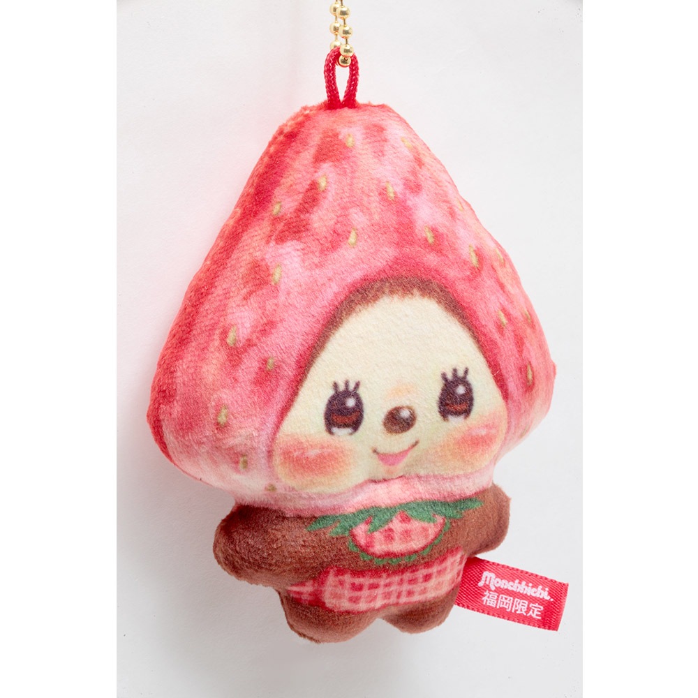 久月オリジナル モンチッチ プリントマスコット 福岡 あまおう IPM-111