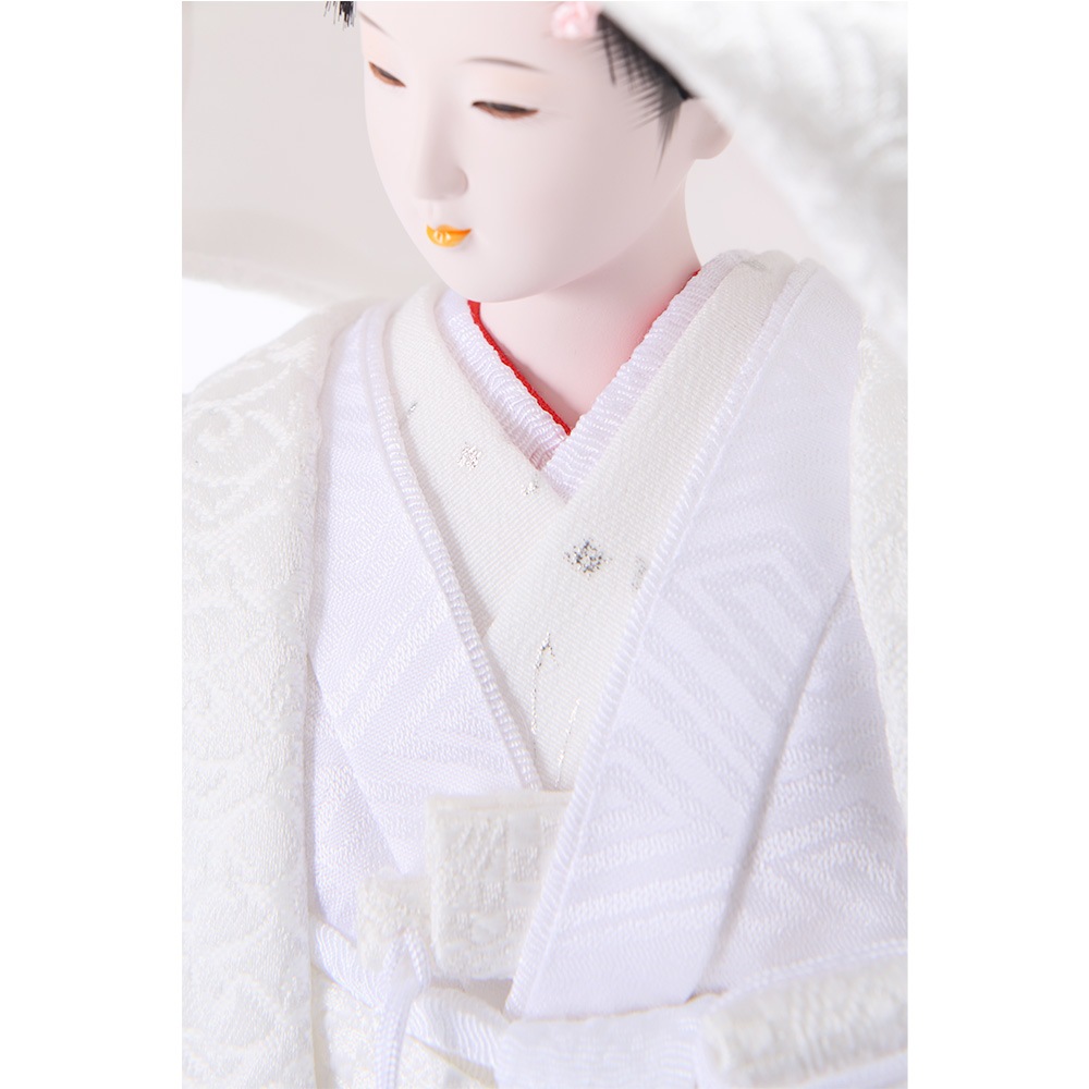 花嫁人形浴衣 尾山人形 花嫁 白無垢 8号 A2821 | 花嫁人形 | 【公式】 人形の久月