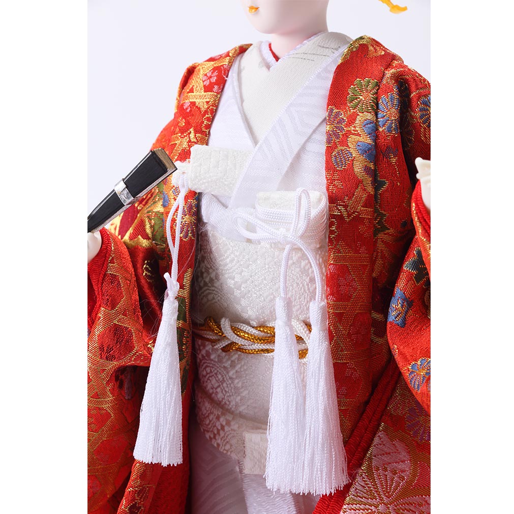 尾山人形 花嫁 赤打掛 8号 A2822 | 花嫁人形 | 【公式】 人形の久月