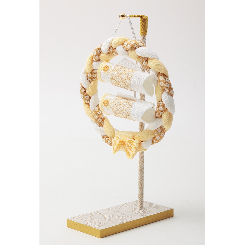 R-5066 しめ縄つるし飾り台付 鯉のぼり shira | 五月人形 | 【公式