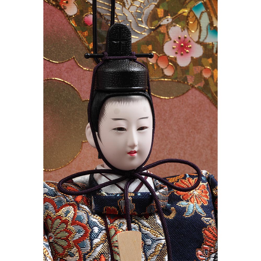 親王官女ケース飾り ガラスケース オルゴール付 6H-KK53 | ケース飾り