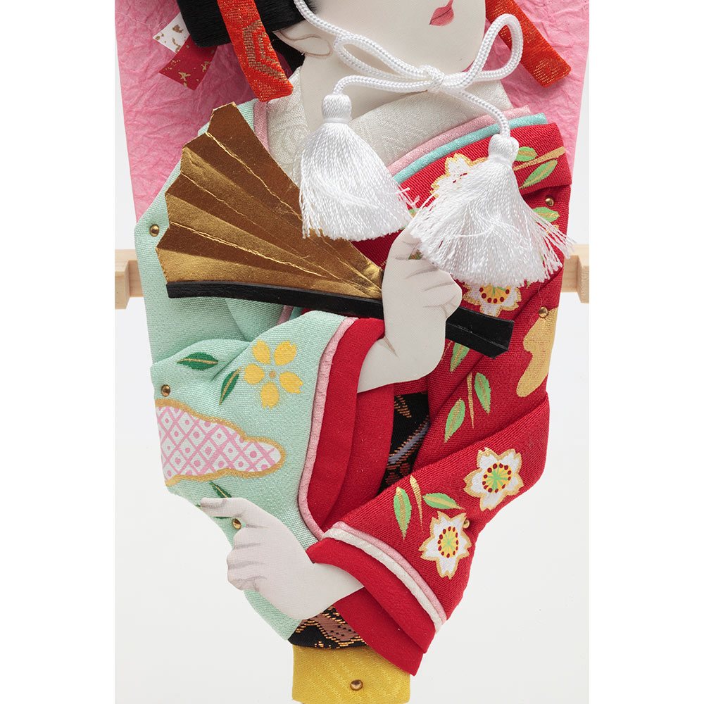 むさしや作 古典羽子板衝立飾り 10号 照明付 5EH-35 | 羽子板 | 【公式