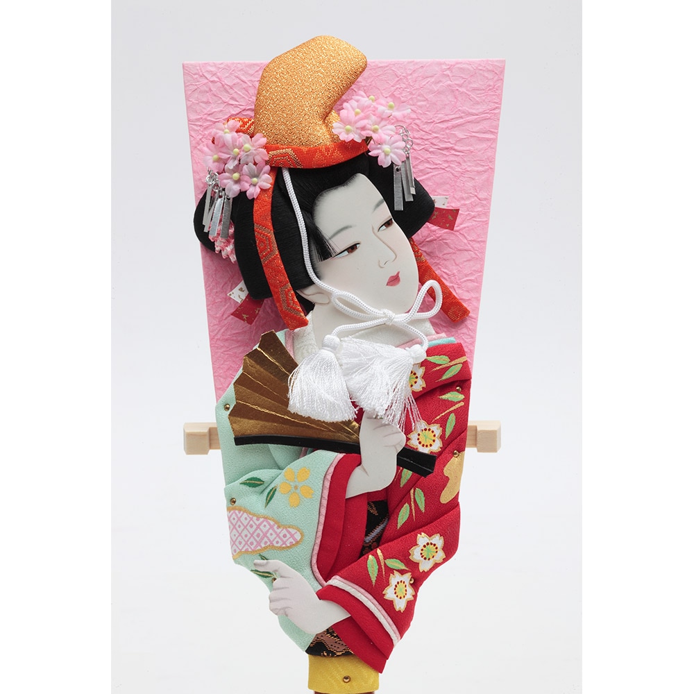 むさしや作 古典羽子板衝立飾り 10号 照明付 5EH-35 | 羽子板 | 【公式