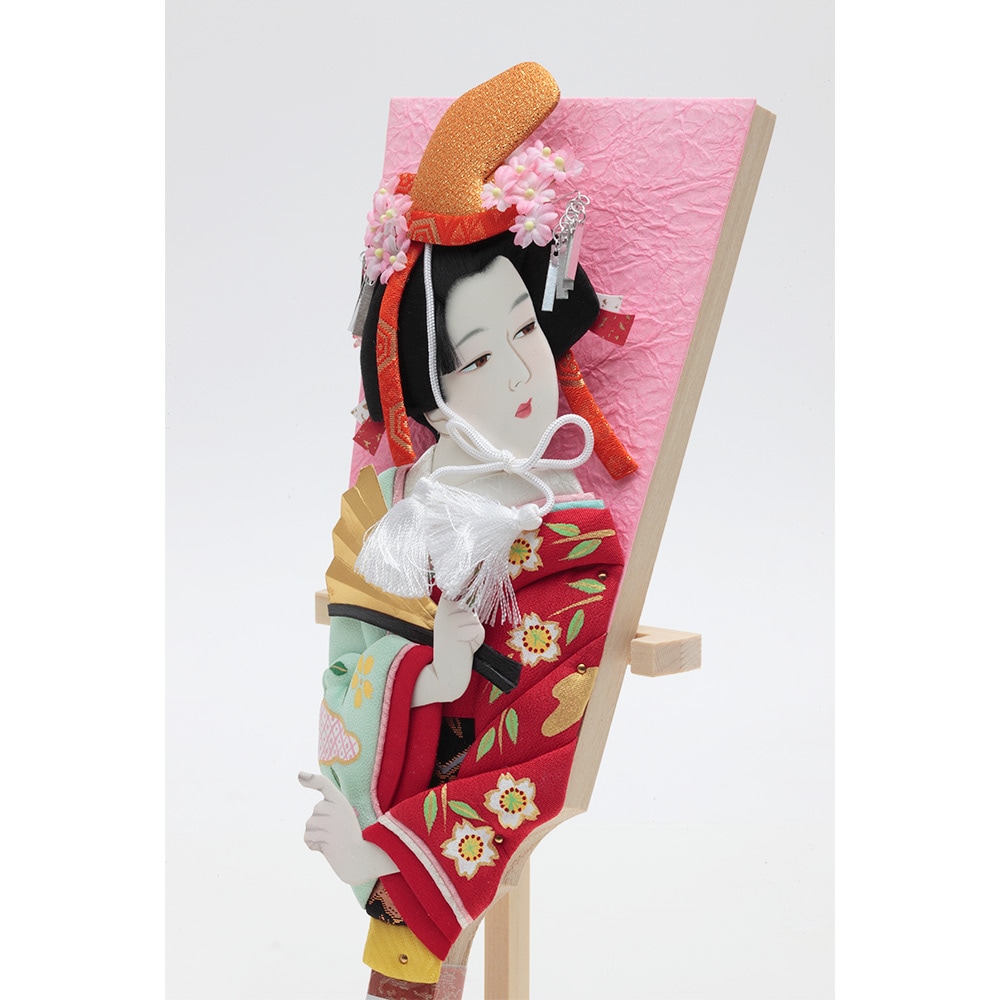 むさしや作 古典羽子板衝立飾り 10号 照明付 5EH-35 | 羽子板 | 【公式