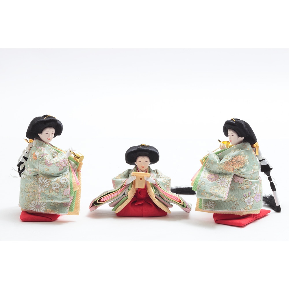 収納三段 親王官女飾り 6HR-N1 | 段飾り | 【公式】 人形の久月