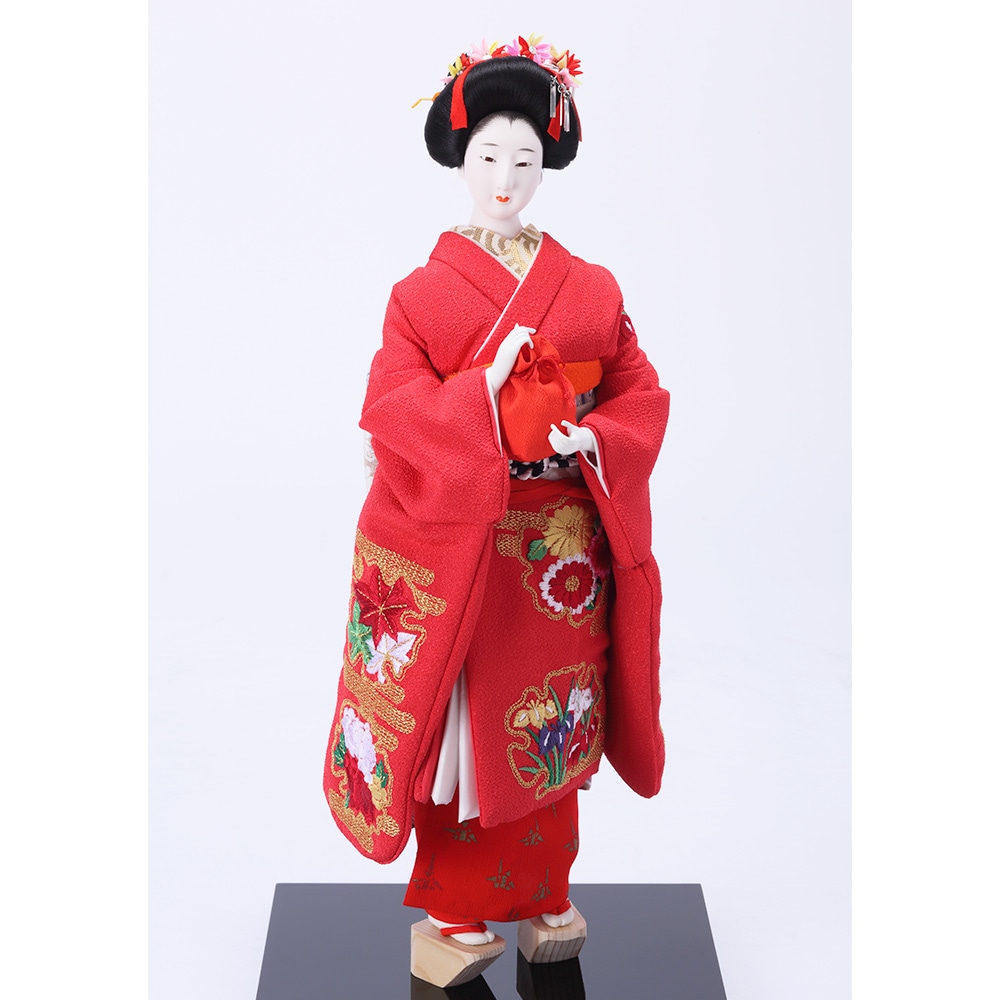 光義作 尾山人形 舞妓 (朱) 10号 | すべての商品 | 【公式】 人形の久