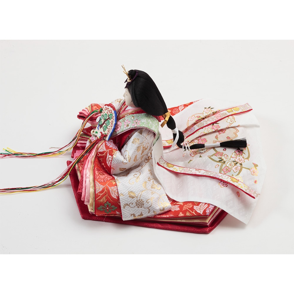 毛氈二段 親王官女飾り 3HR-G64-Z | 段飾り | 【公式】 人形の久