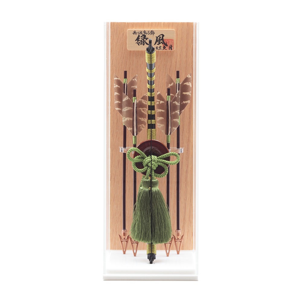 破魔弓ガラスケース15号・間口約26×奥行約23×高さ約53㎝