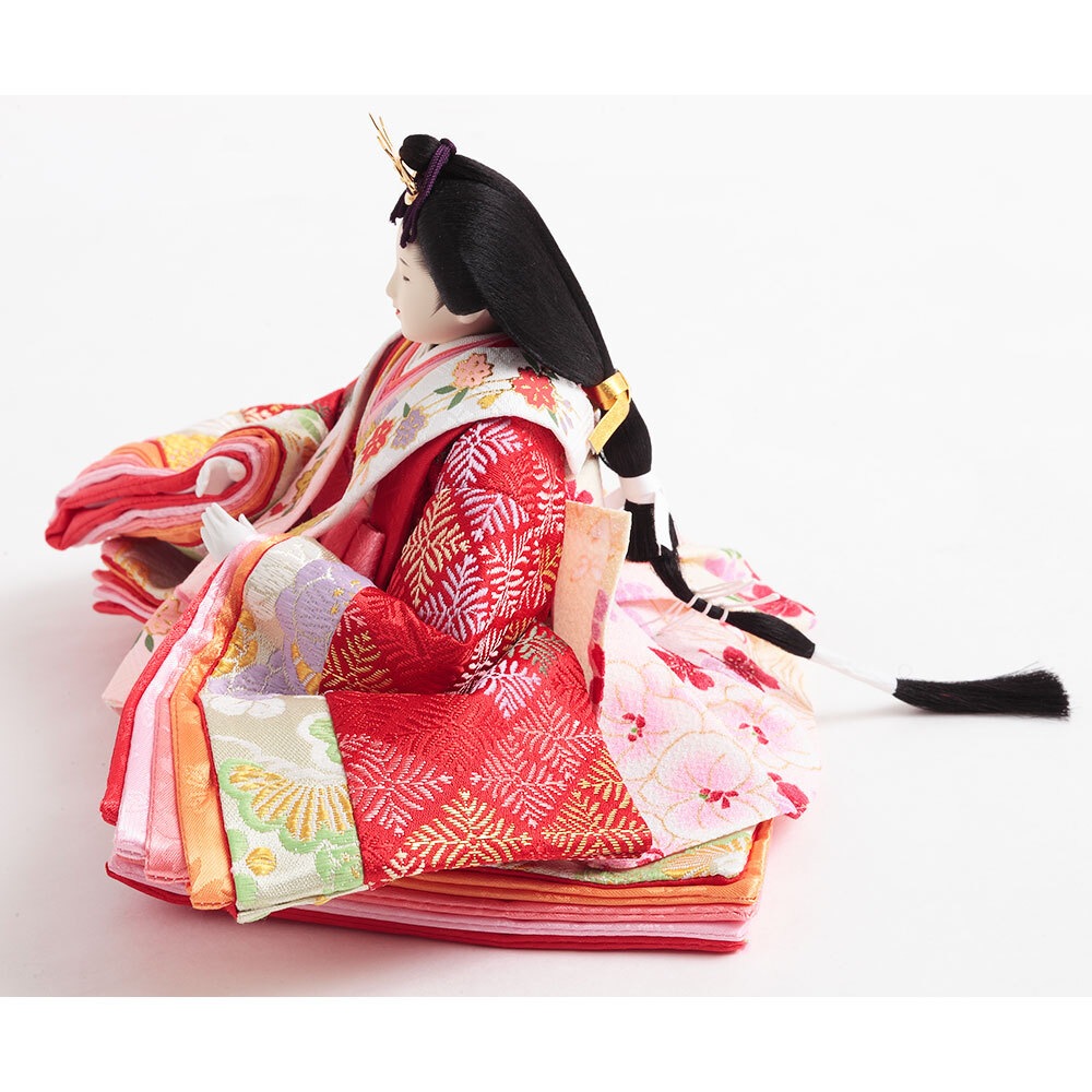 収納毛氈三段 親王官女飾り 5HR-N26 | 段飾り | 【公式】 人形の久月