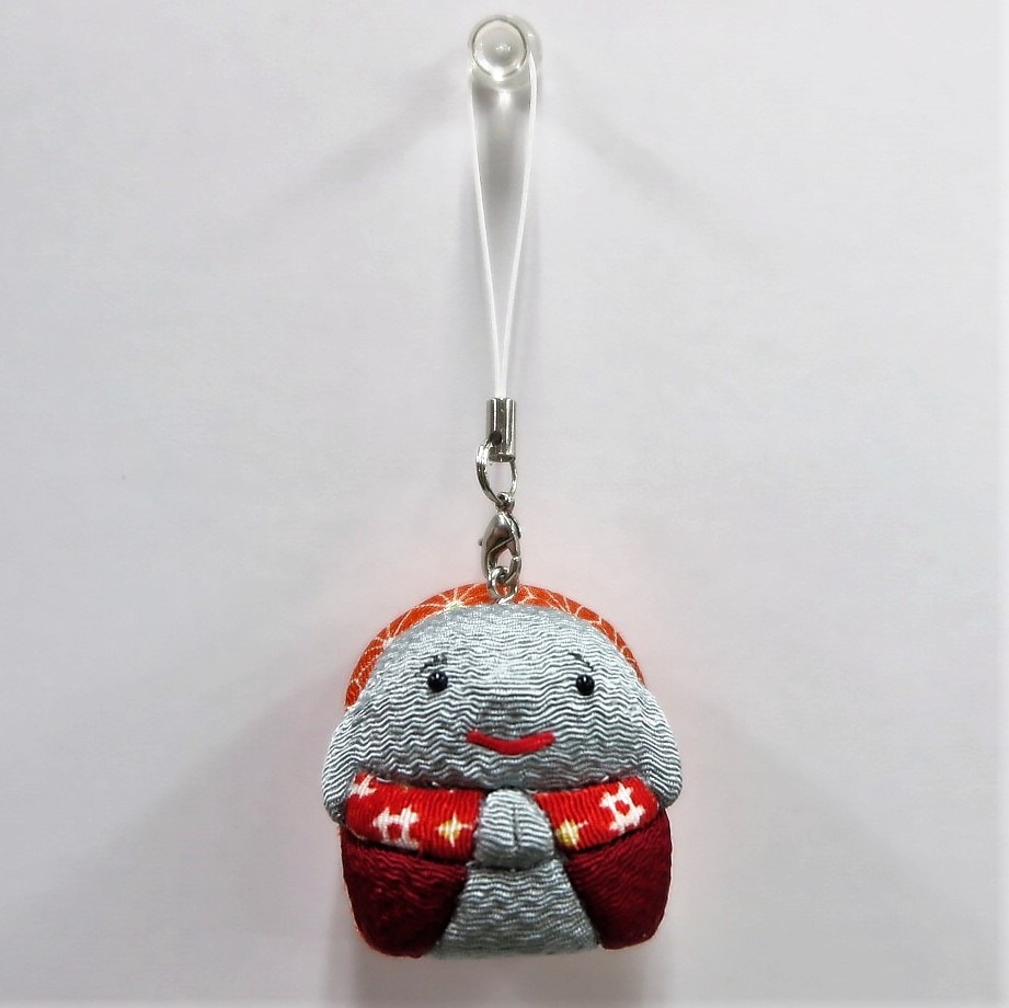 久月 木目込み手作りキット3021 『つれてって！縁起じぞう（ストラップ